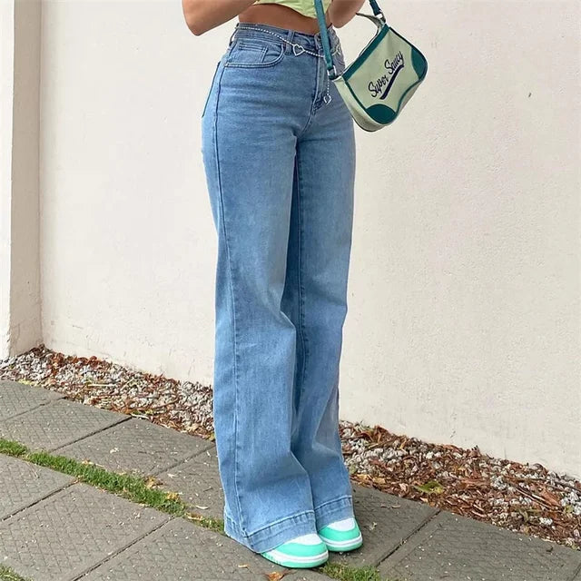 Jeans Rétro en Coupe Loose-Fit pour Femmes