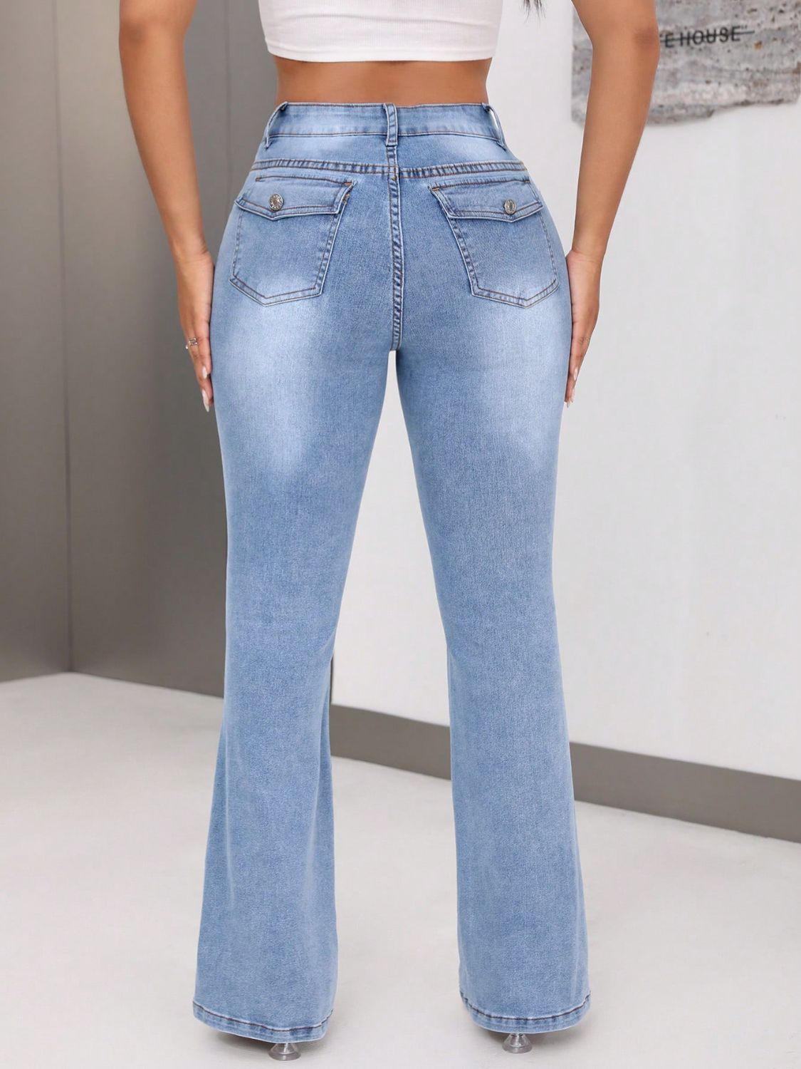 Victoria - Jeans Bootcut Flair avec Poches