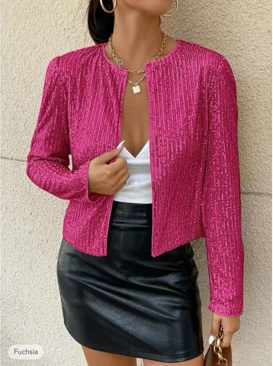 Alda - Blazer à Paillettes Unique