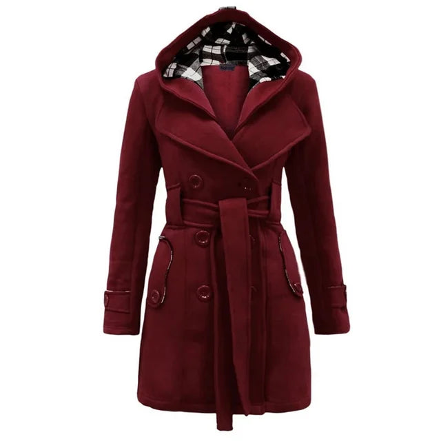 Chic Élégance: Trench-coat Premium pour Elle